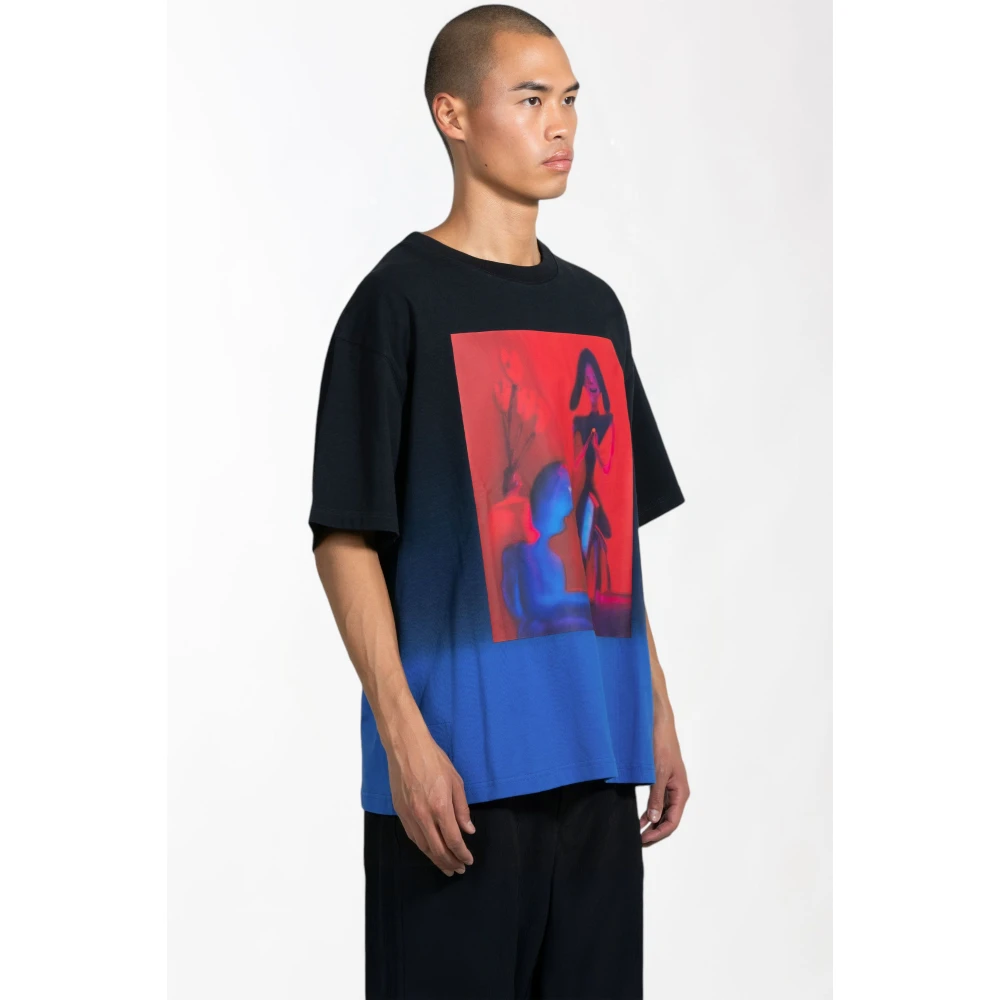 Pleasures Zwart Screen Heavyweight Tee Black Heren
