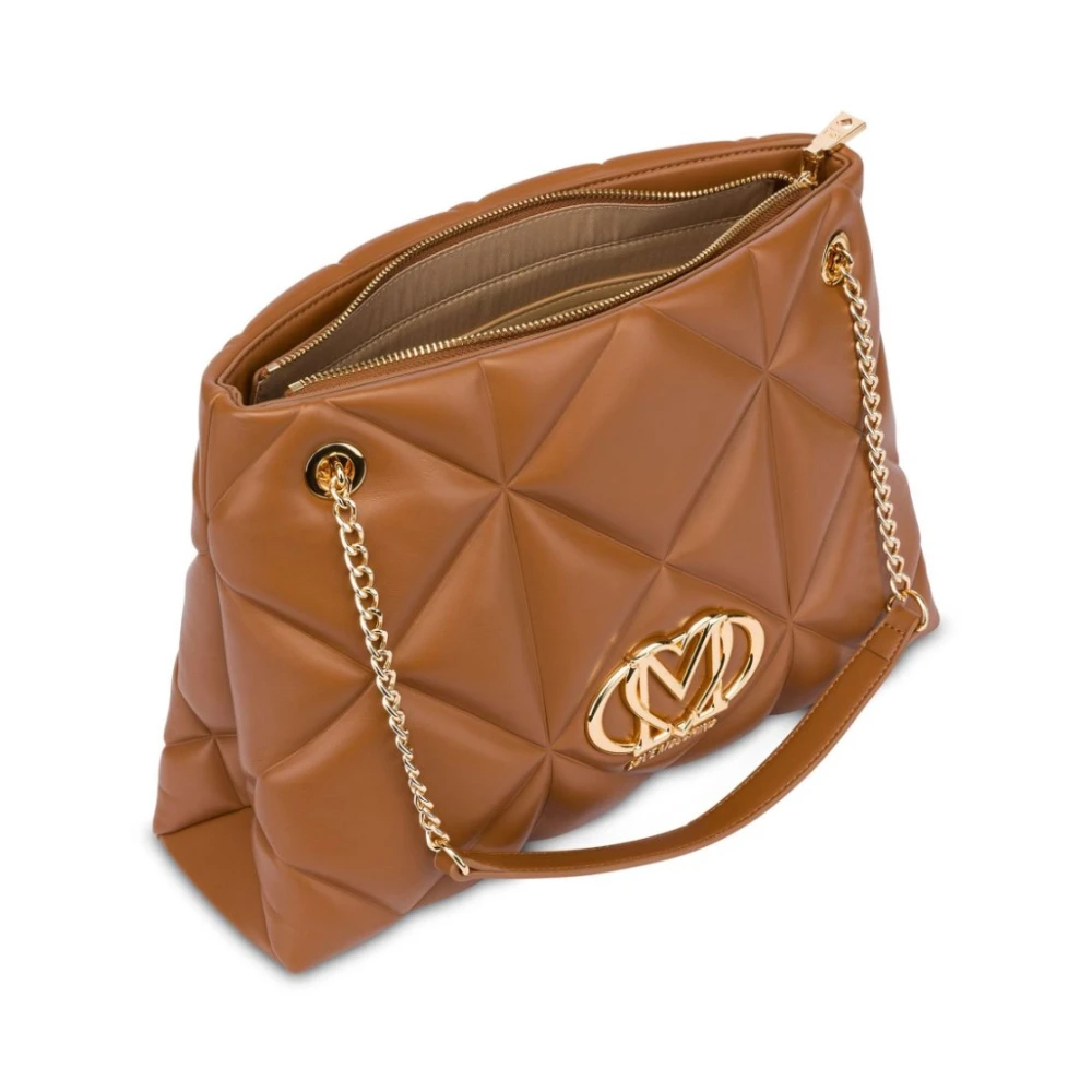 Love Moschino Kameel Shopper Tas Ss25 Brown Dames