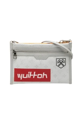 Pre-owned Monogram Flat Messenger Bag