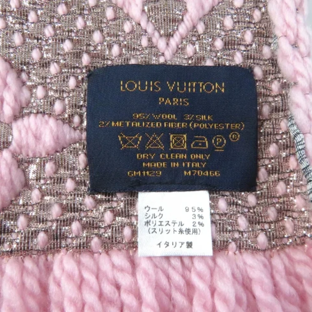 Louis Vuitton Vintage Pre-owned Silk scarves Pink Dames