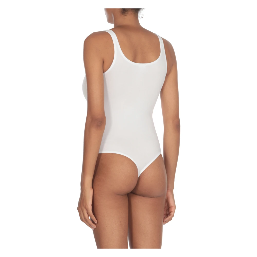 Wolford Witte Mouwloze Top van Katoenmix White Dames
