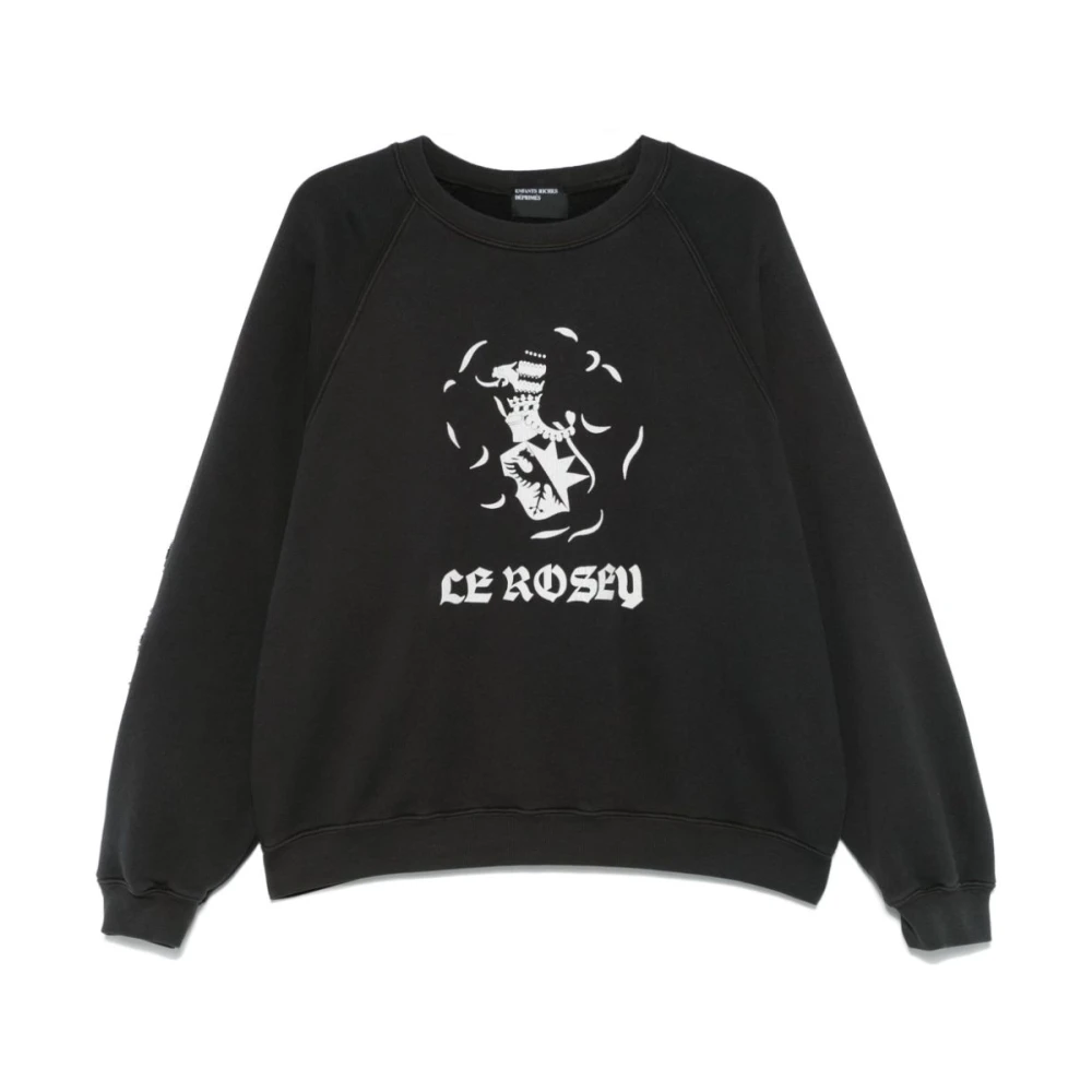 Enfants Riches Déprimés Oversized Sweater met Grafische Print Black Heren