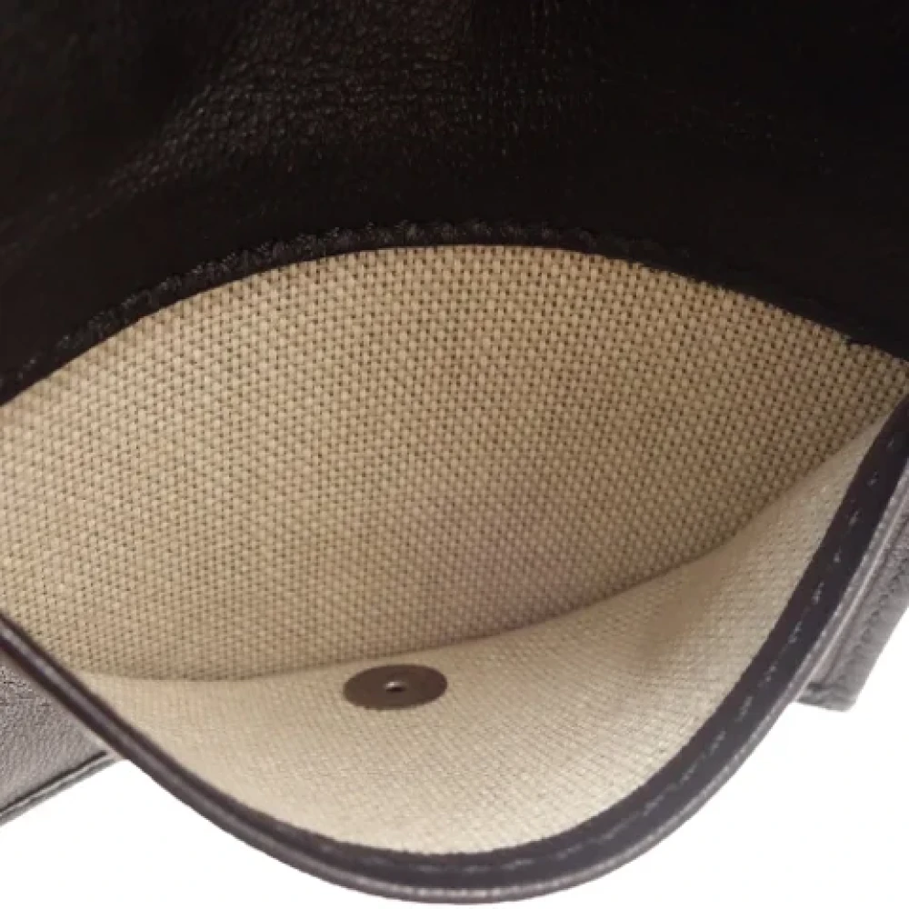 Jimmy Choo Pre-owned Leather wallets Black Dames