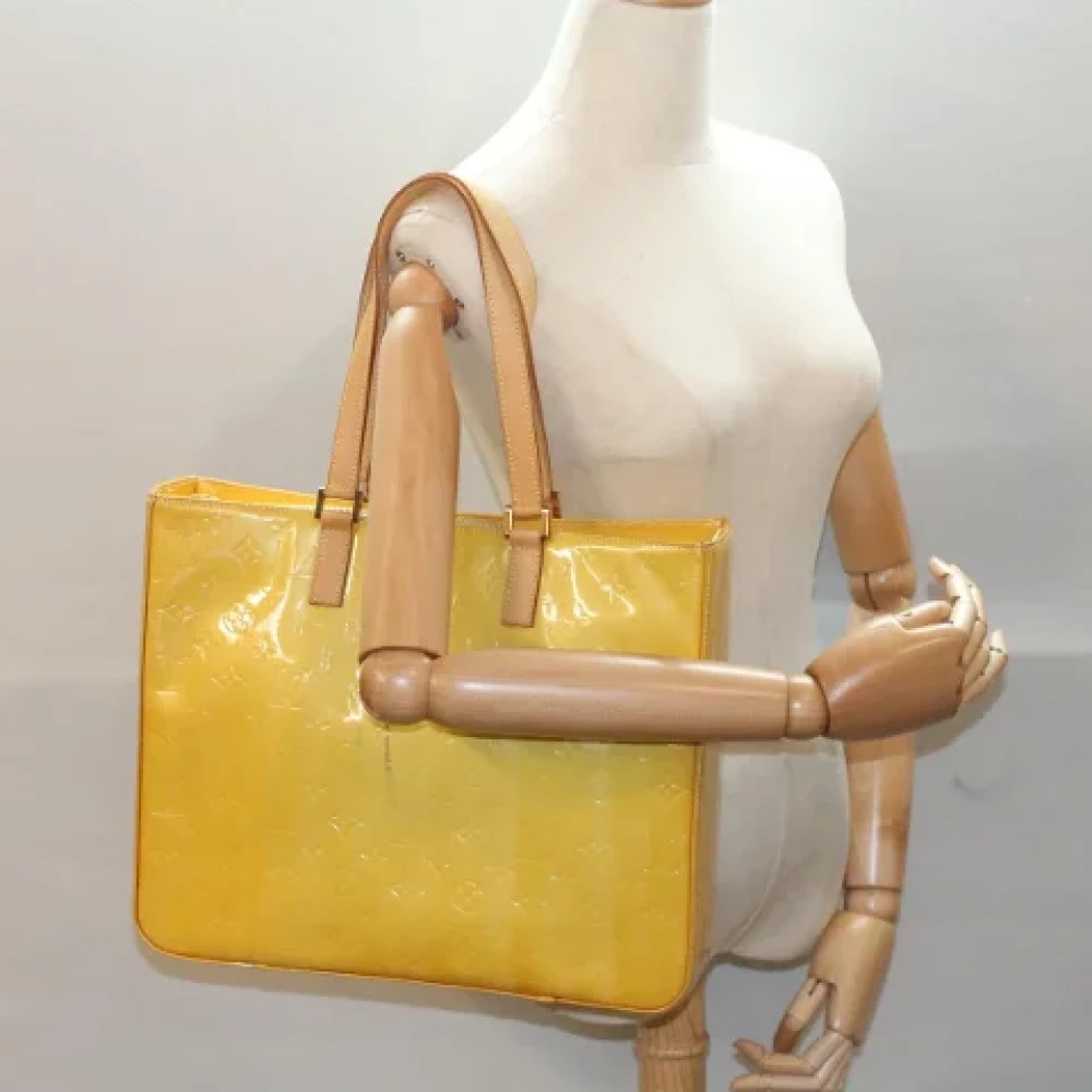 Louis Vuitton Vintage Pre-owned Leather totes Yellow Dames