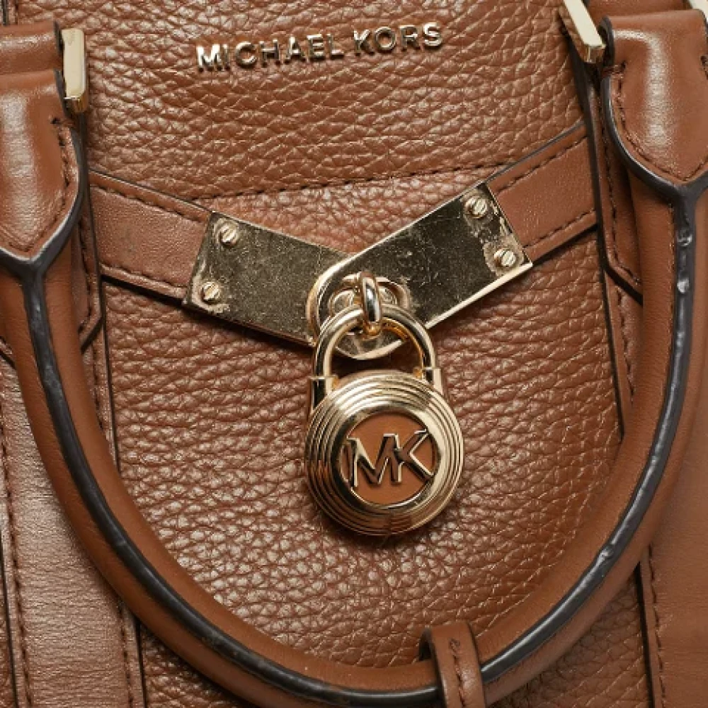 Michael Kors Pre-owned Leather shoulder-bags Brown Dames