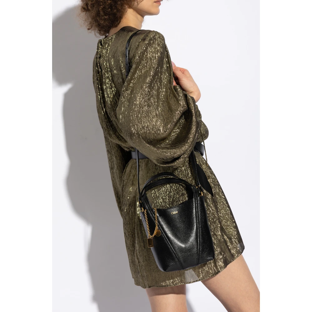 Chloé Handtas Spin Black Dames