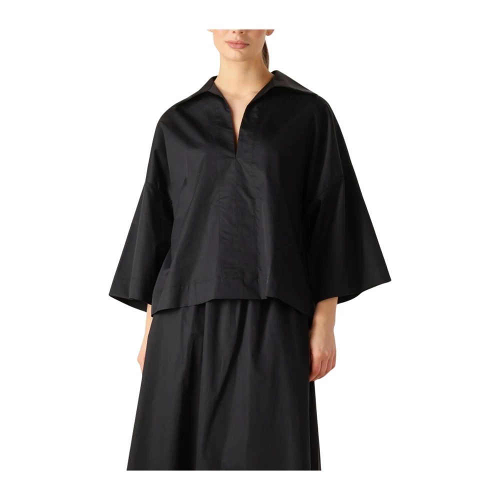 Devotion Courage Dames Blouse Zwart Black Dames