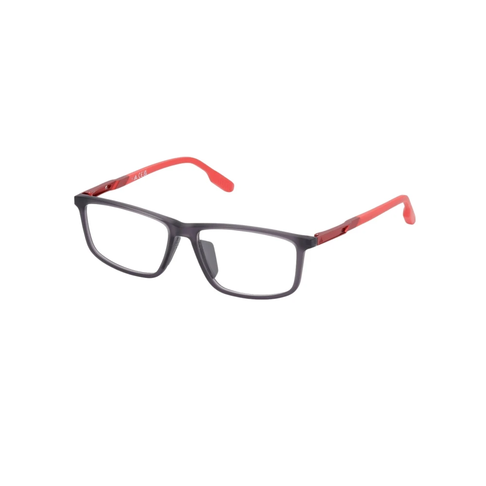 Adidas Men's Gray Glasses, 55 Mm, Eyeglasses
