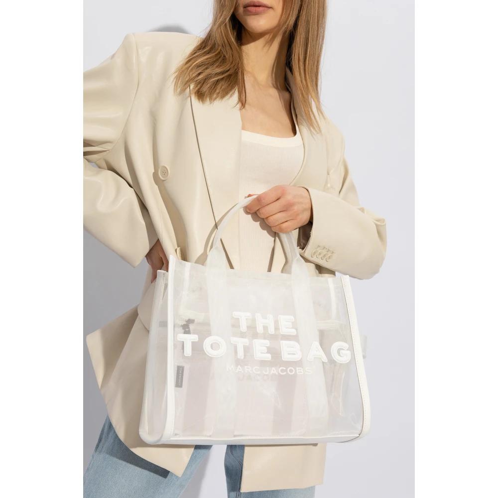 Marc Jacobs Mesh Tote Medium shopper tas White Dames
