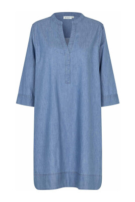 blue-denim-dress-with-v-neck