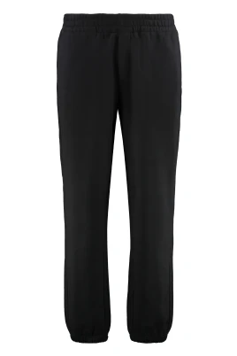Logo Patch Cotton Track Pants