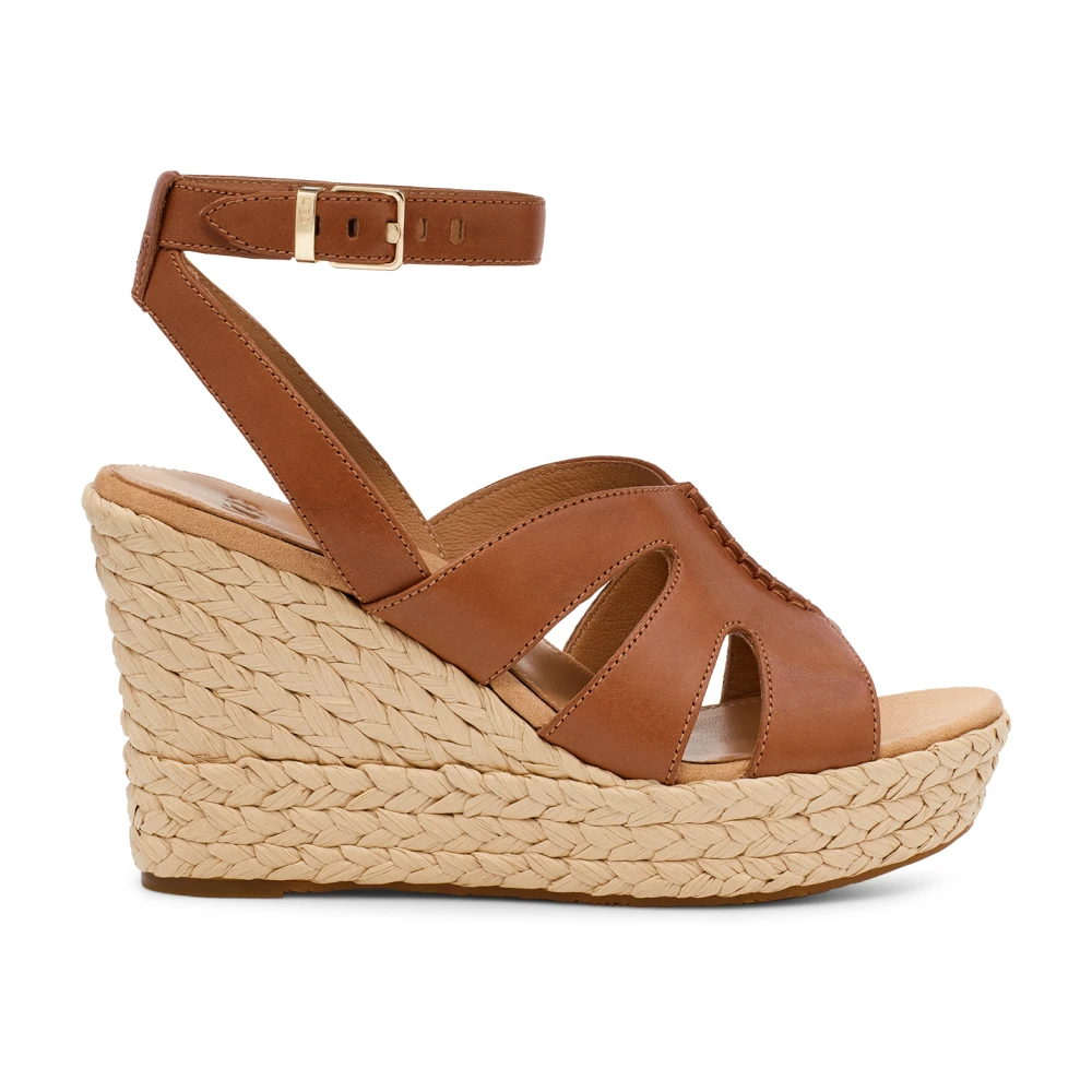 Ugg Brown Wedges, Female, 8 Uk, Stylish Careena Platform Sandal