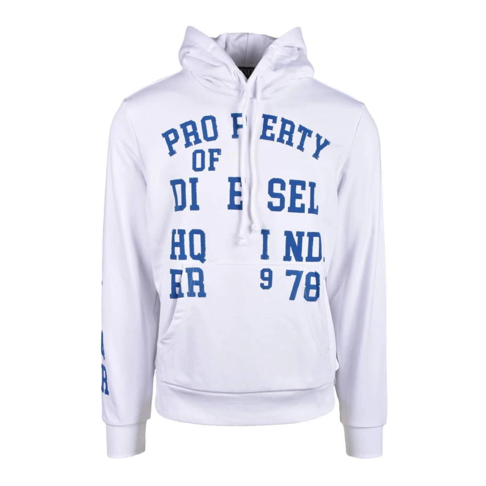 Diesel Katoenmix Stijlvolle Gebreide Top White Heren