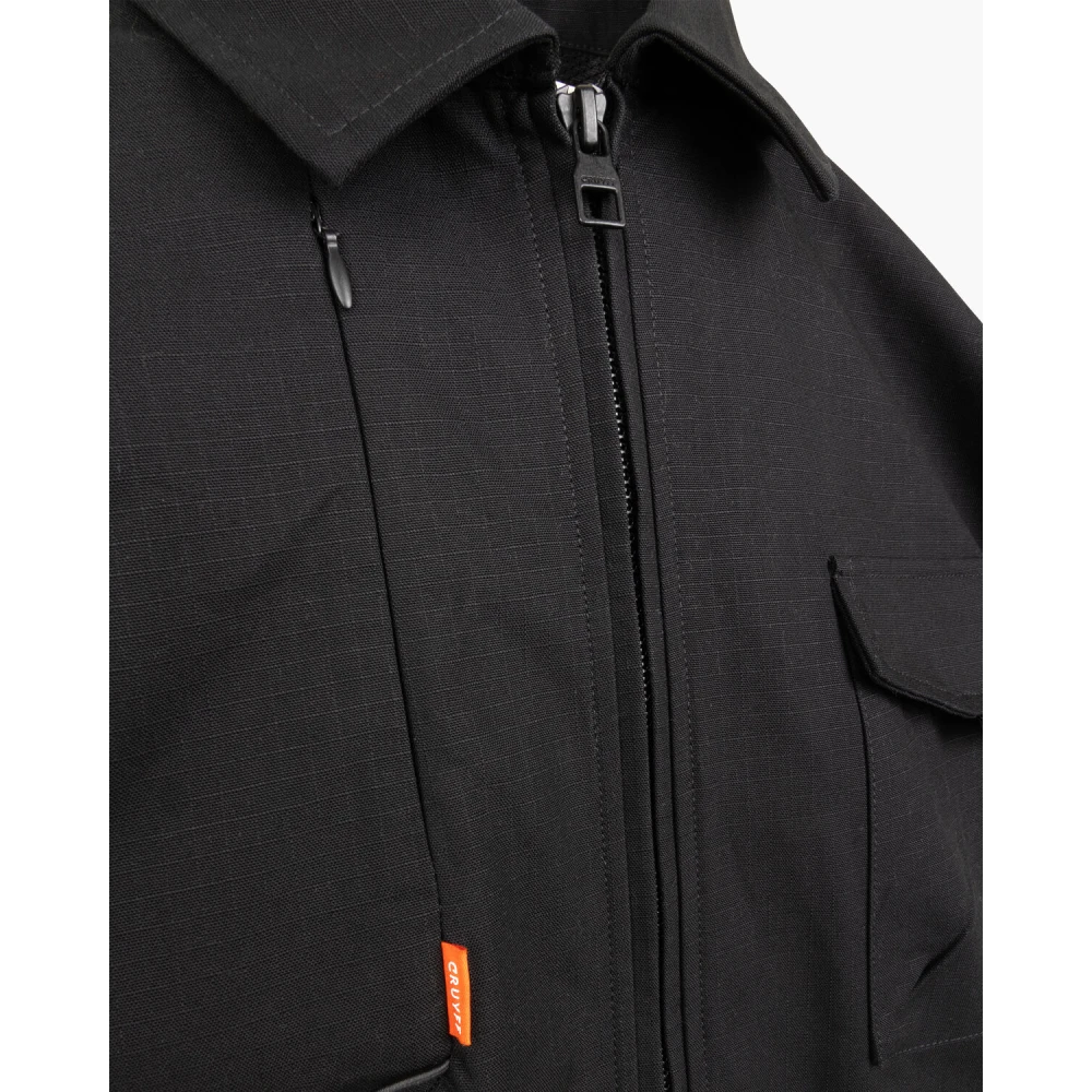 Cruyff Ripstop Overshirt Heren Zwart Black Heren