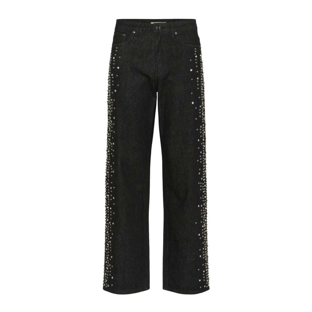 Gestuz Damen Schwarz Jeans, K, W24größe: