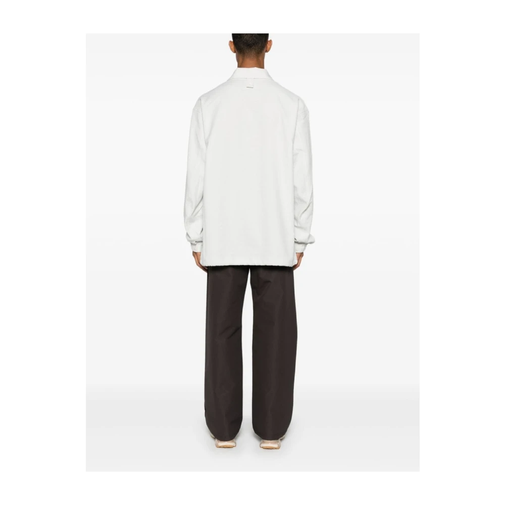 Y-3 Coachjack Sportieve Stijl White Heren