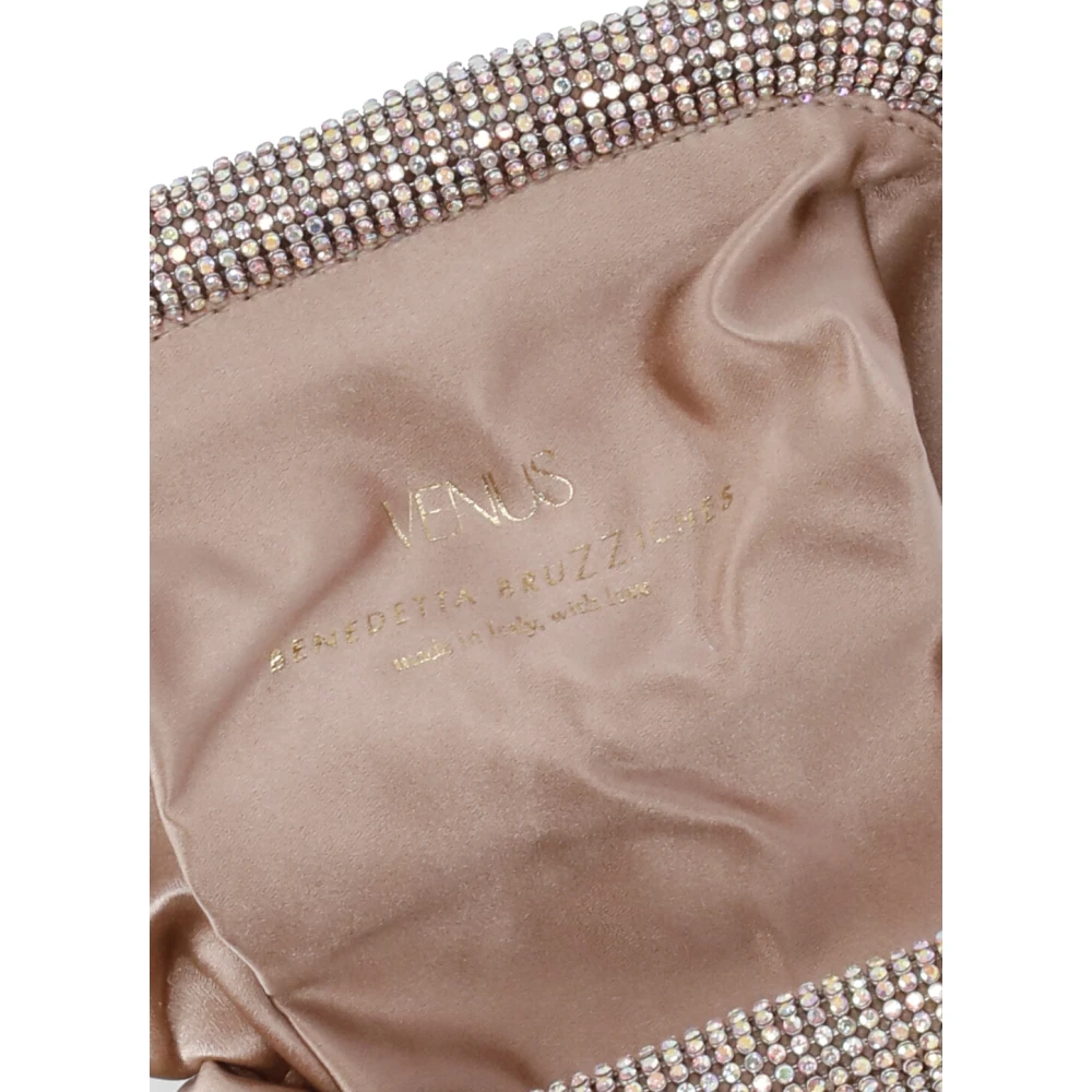Benedetta Bruzziches Roze Strass Pochette Tas voor Vrouwen Pink Dames