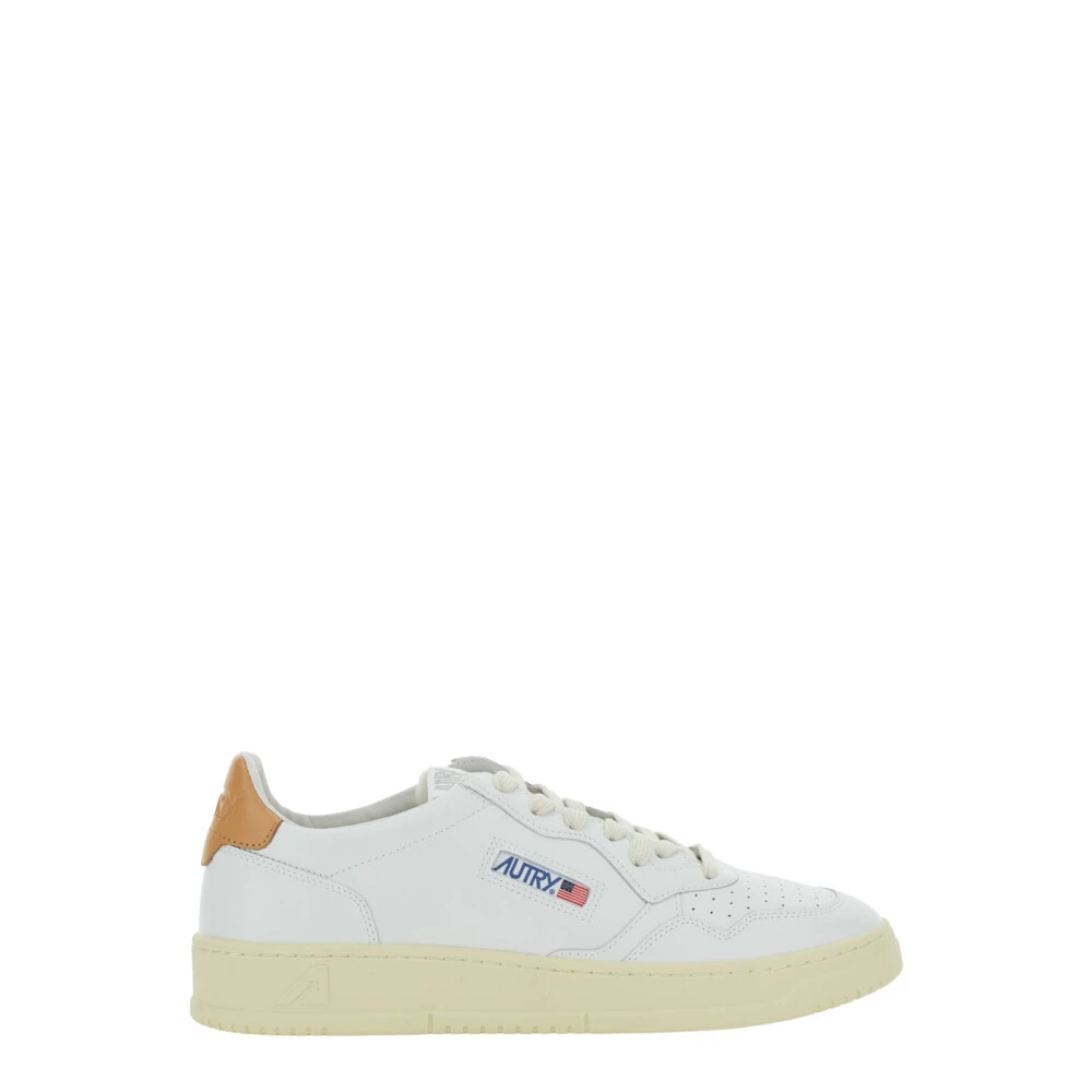 Autry Men's White Medalist Low Sneakers