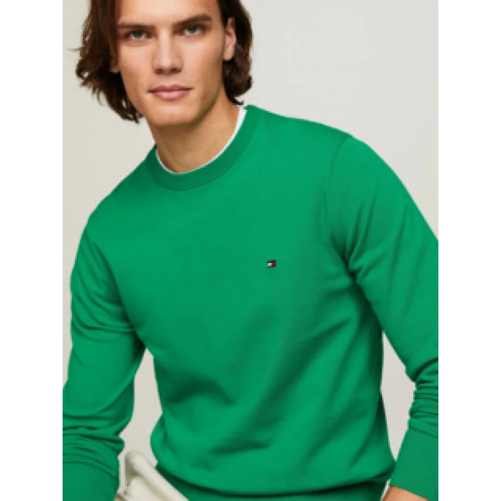 Tommy Hilfiger 1985 Crew Neck Sweater Green Heren