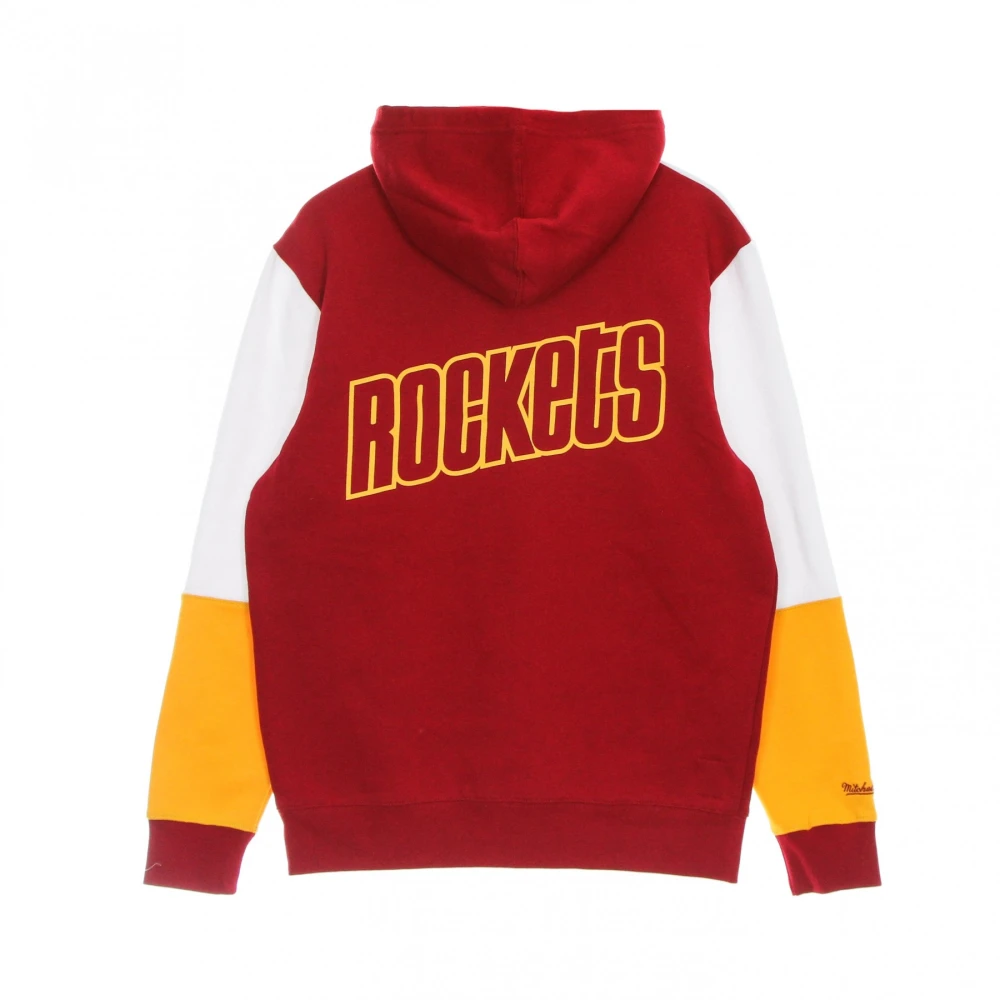 Mitchell & Ness HoodieBA Fusion Fleece 2.0 Hardwood Classics Houroc Red Heren