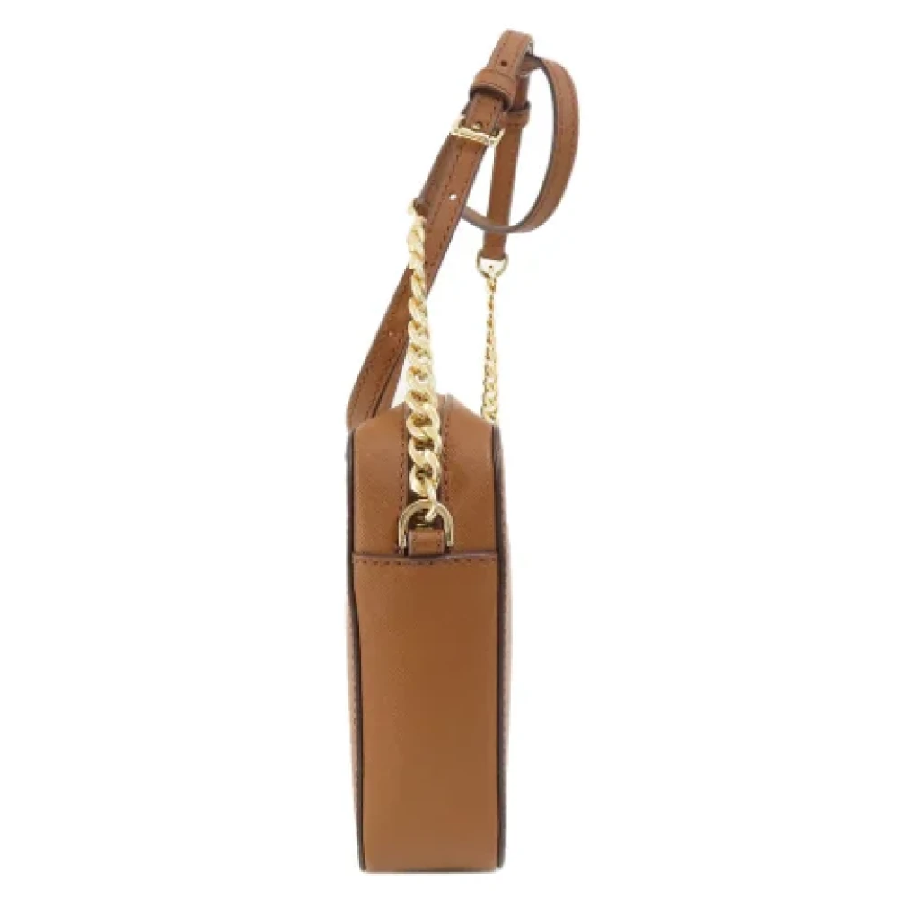 Michael Kors Pre-owned Plastic shoulder-bags Brown Dames