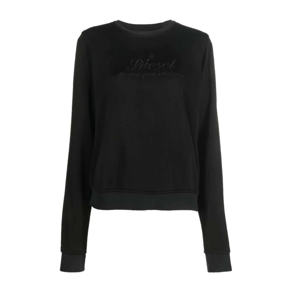 Diesel Vrouw Grijs Hoodies & Sweatvesten Dames, S, Katoen, F-Reggy-E2 Sweatshirt