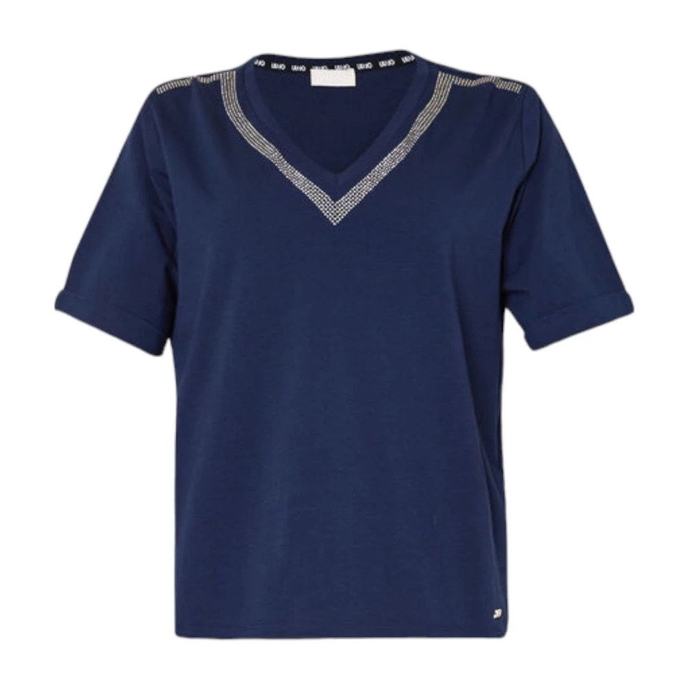 Liu Jo Korte Mouw T-shirt Blue Dames