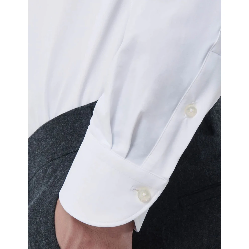 Xacus Innovatief actief overhemd kreukvrij wit White Heren