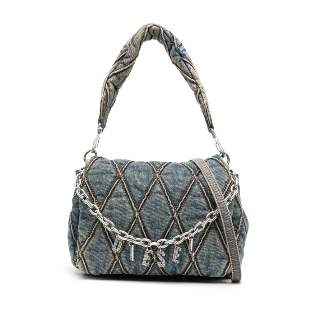 Diesel Women's Blue Charm-D Shoulder M - Shoulder Bags - One Size - Bags