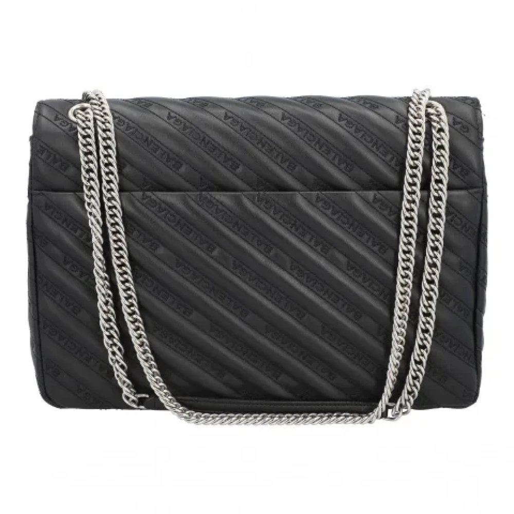 Balenciaga Vintage Pre-owned Leather balenciaga-bags Black Dames