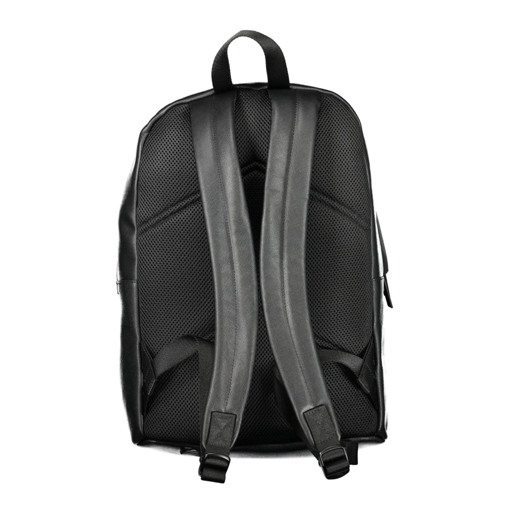 Calvin Klein Zwarte heren rugzak met ritssluiting Black Heren