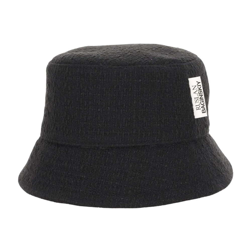 Ruslan Baginskiy Zwarte Wol Baret Hoed Black Dames