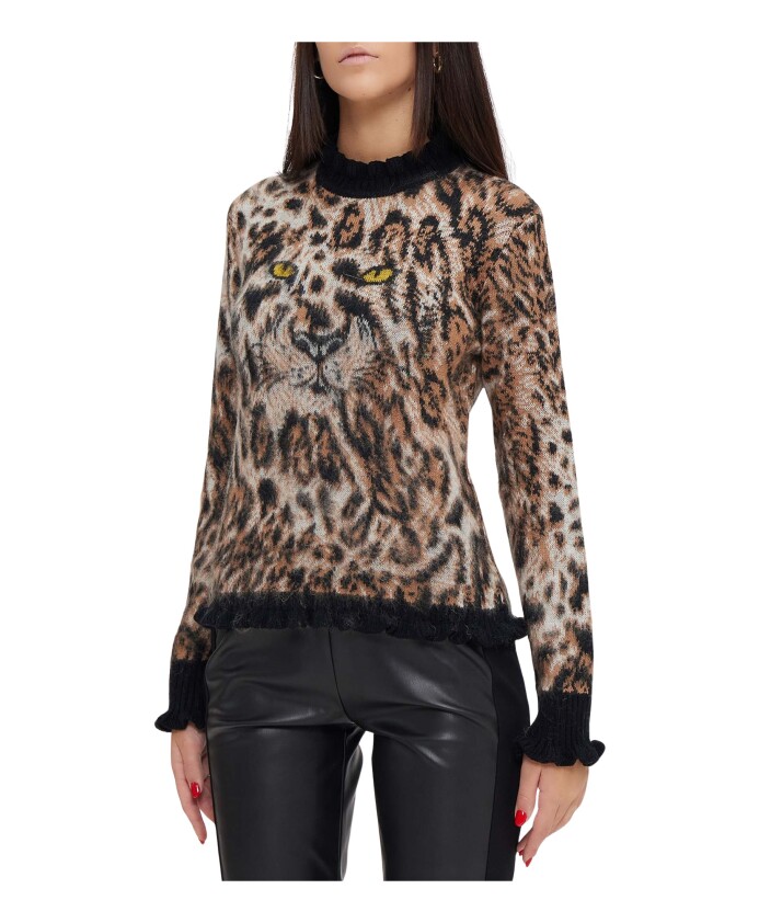 pull-en-mohair-imprime-leopard
