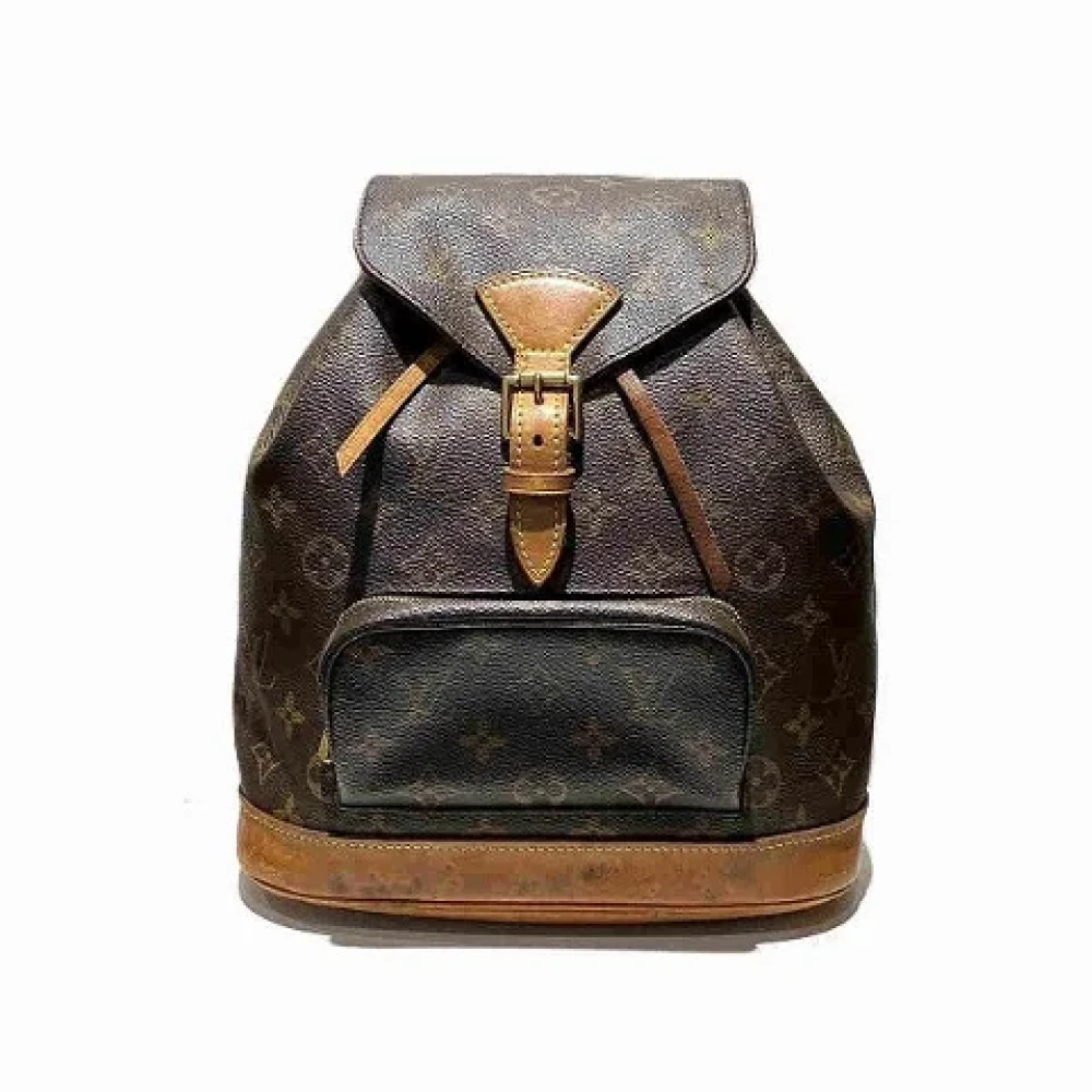 Louis Vuitton Vintage Pre-owned Canvas backpacks Brown Dames