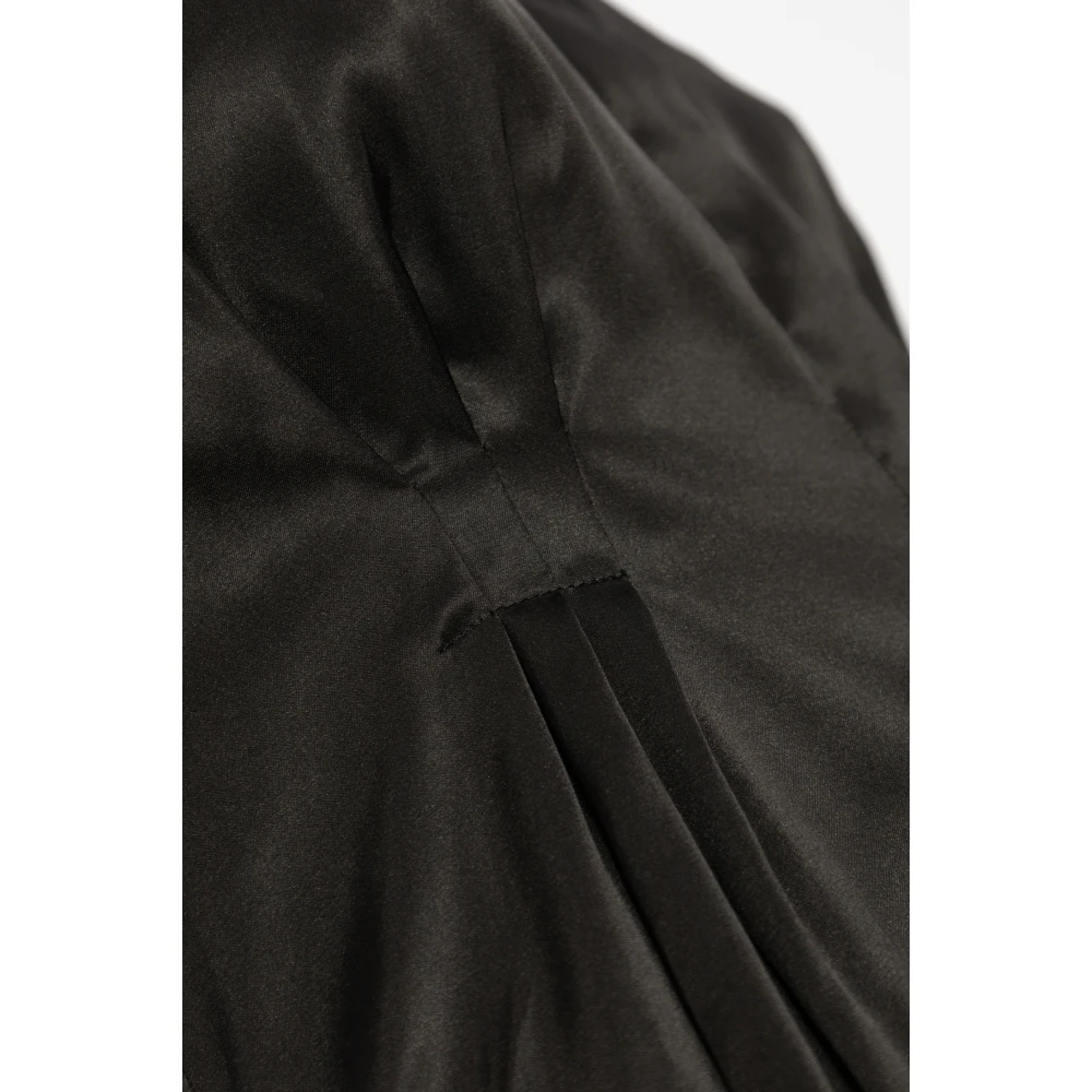 A.p.c. Satijnen jurk Black Dames