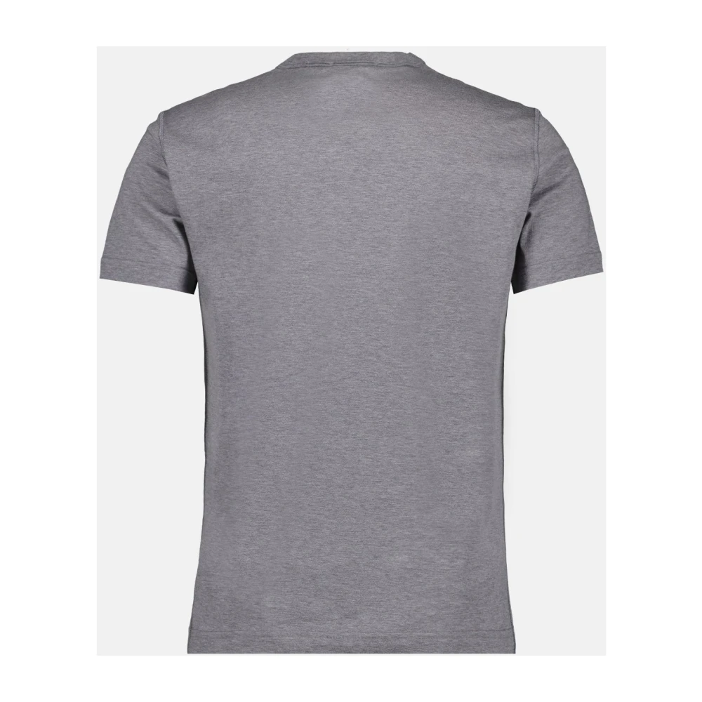 Dolce & Gabbana Logo Plaque T-Shirt Gray Heren