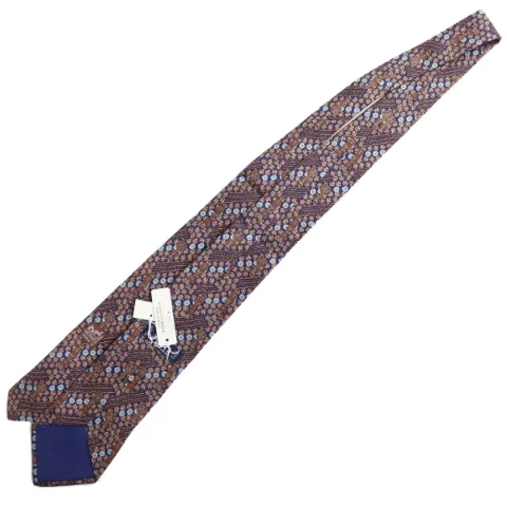 Hermès Vintage Pre-owned Canvas home-office Blue Heren