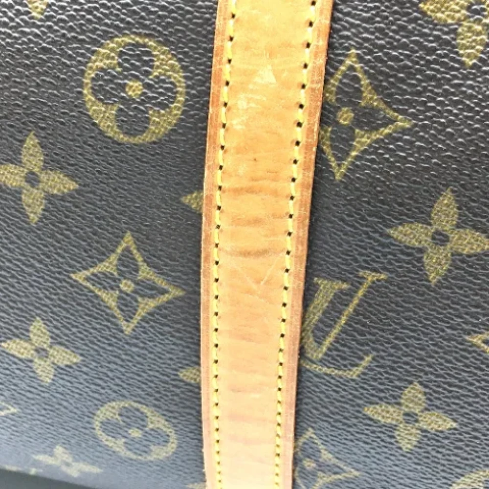 Louis Vuitton Vintage Pre-owned Cotton louis-vuitton-bags Brown Dames
