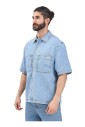 chemise-en-jean-a-manches-courtes-style-decontracte