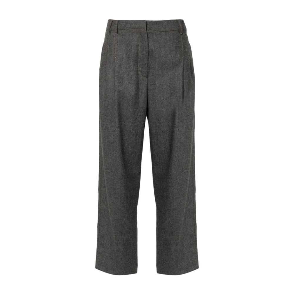 Trousers > Straight Trousers - - Brunello Cucinelli - Modalova