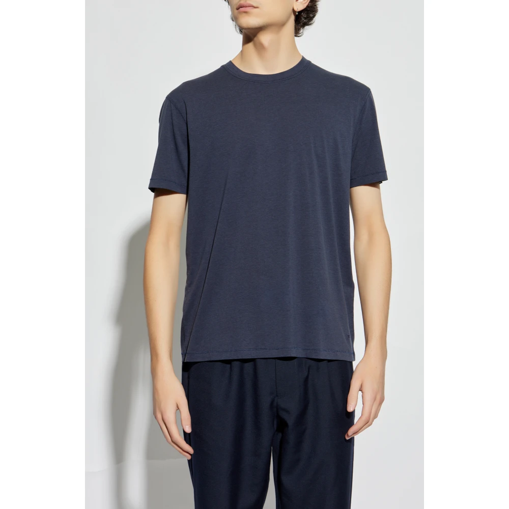 Tom Ford T-shirt met logo Blue Heren