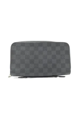 Pre-owned Zippy XL Damier Graphite Lång Plånbok