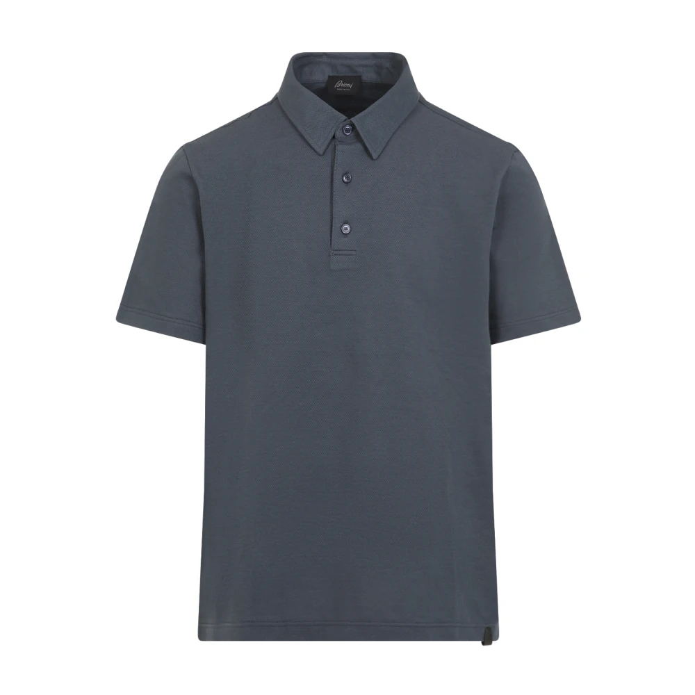 Brioni Donkergroene fles Polo shirt Gray Heren