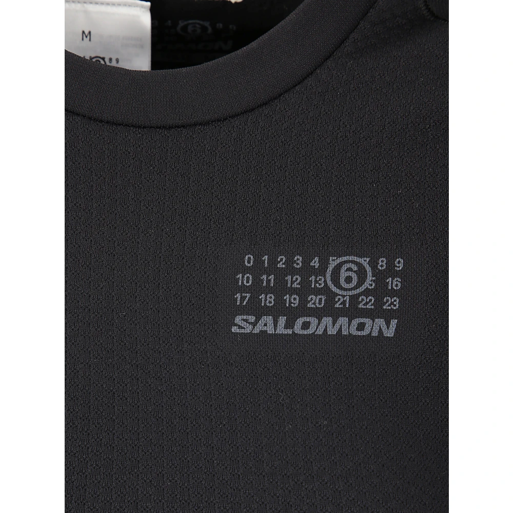 MM6 Maison Margiela Longsleeve Top Black Dames