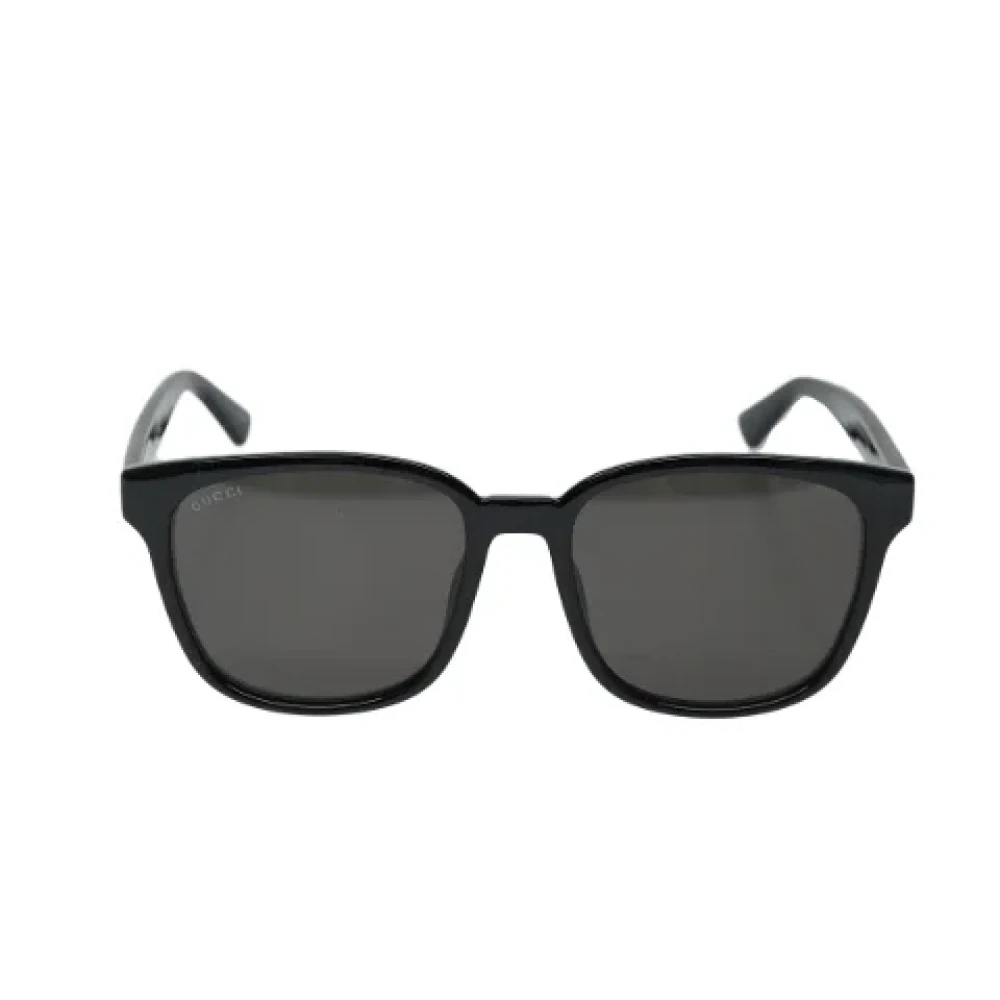 Gucci Vintage Pre-owned Plastic sunglasses Black Dames