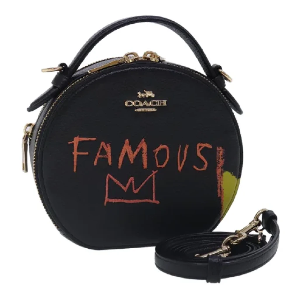 Coach Pre-owned Leather handbags Black Dames