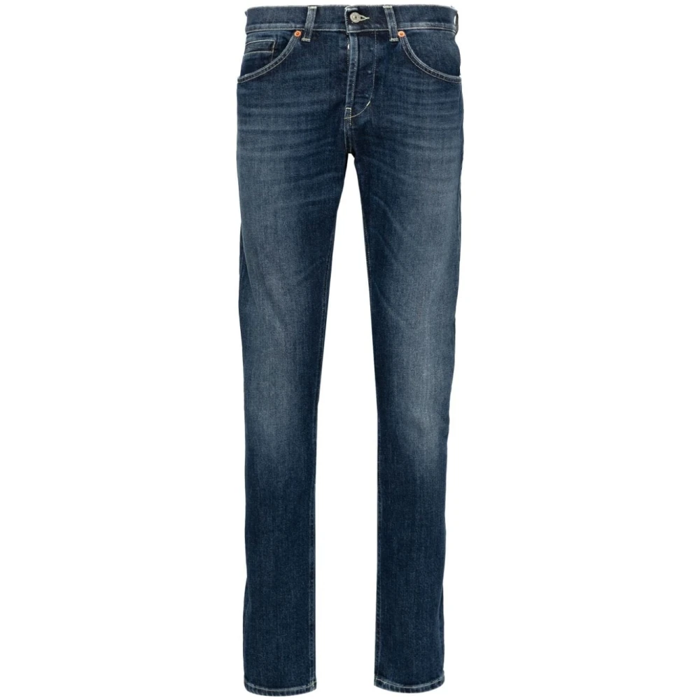 Dondup Indigo Blue Skinny Cut Denim Jeans Blue Heren