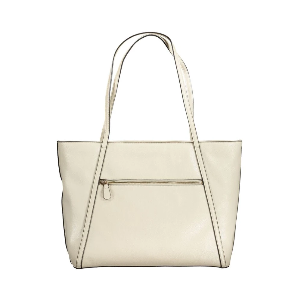 Guess Beige Handtas van Polyethyleen Beige Dames
