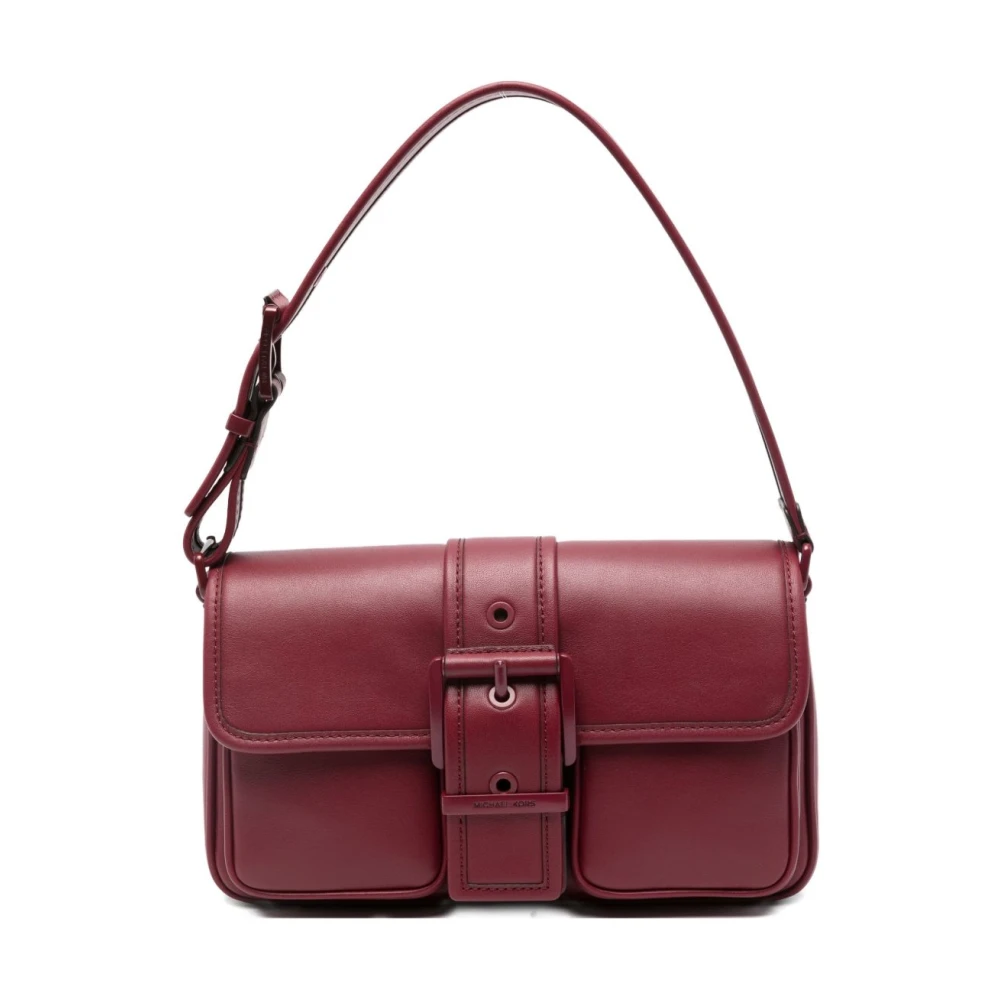 Michael Kors Women's Red Leather Shoulder Bag Rossa