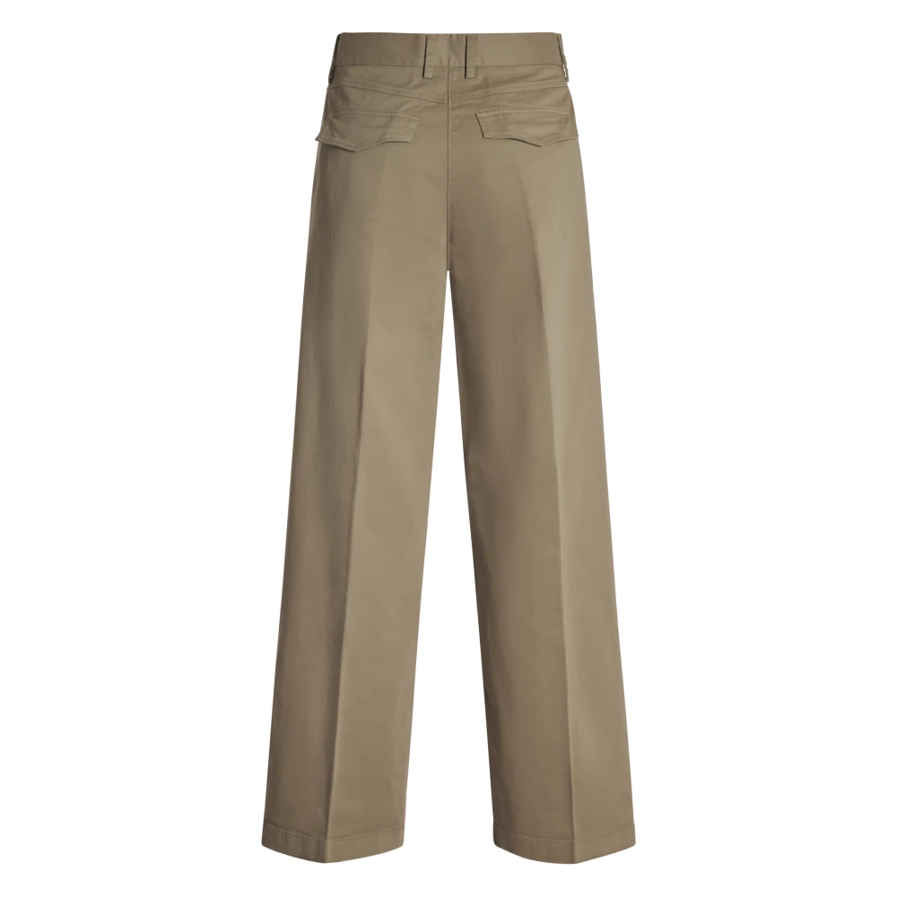 Forte Beige Stijlvolle Broek Beige Dames
